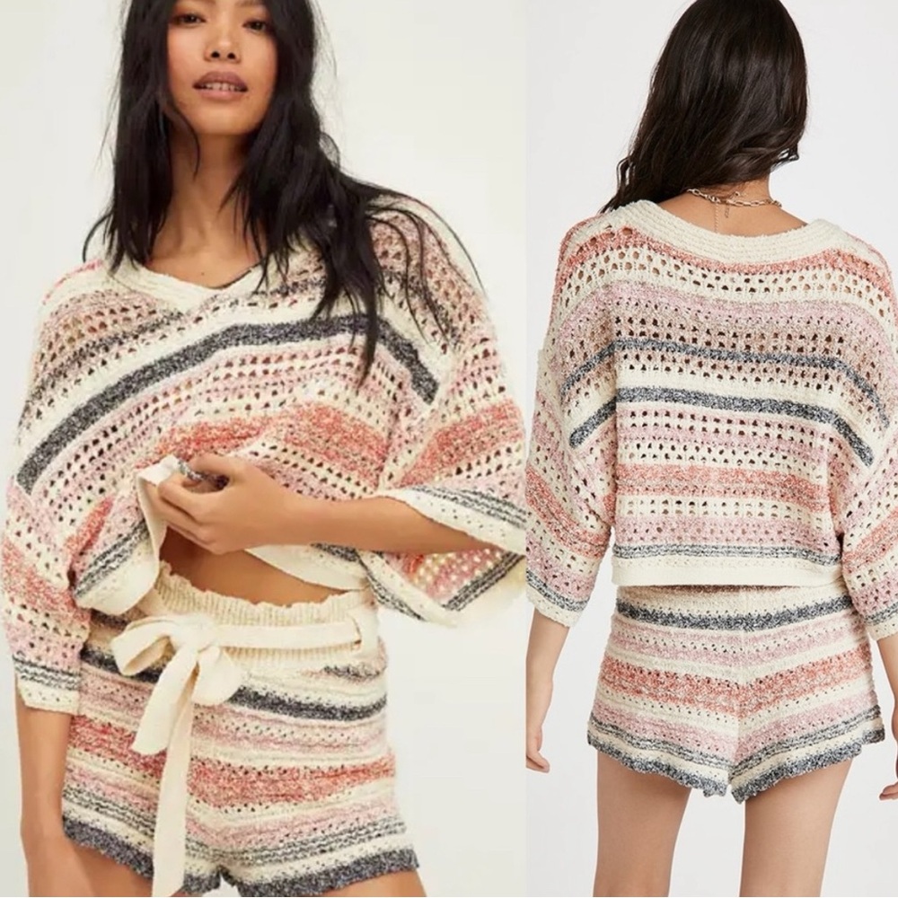 Free People Stripes For Days Set NWOT - Picture 2 of 4